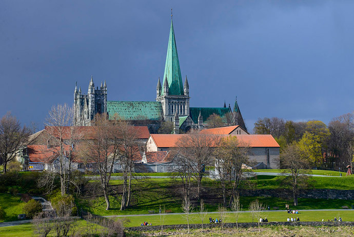 Nidaros Cathedral is one of the top budget sights in Trondheim