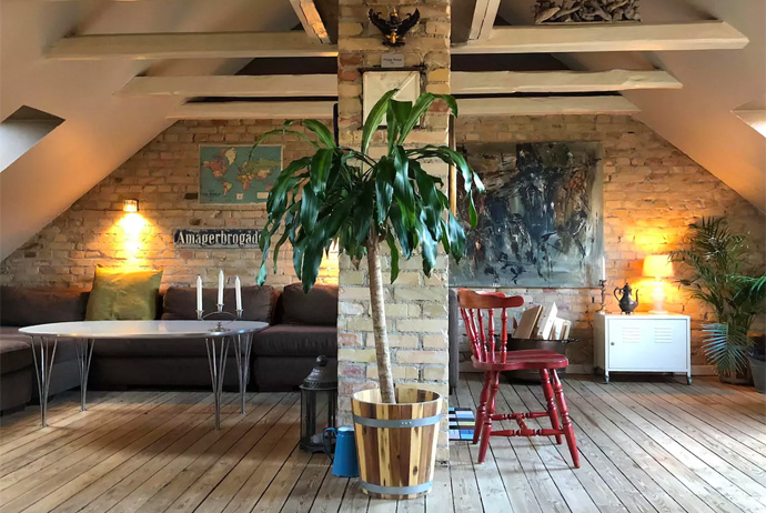 This Copenhagen Airbnb is in a peaceful neighbourhood