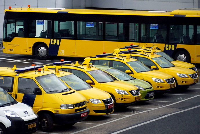 Taxis at Copenhagen Airport