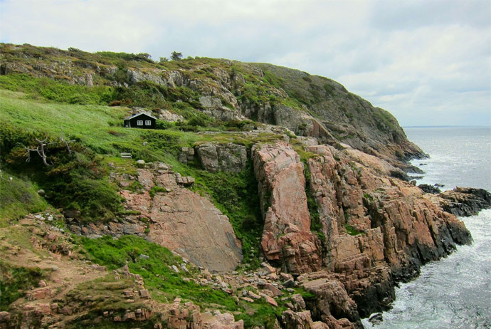 The Kullaberg peninsular in southern Sweden is great for hiking