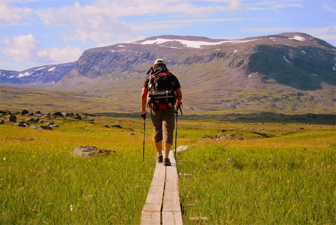 The Kungsleden trail is one of the best places for hiking in Sweden