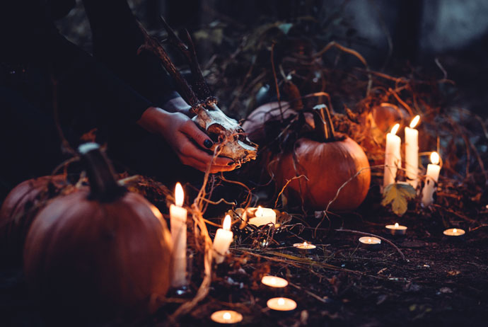 Halloween celebrations at Skansen in Stockholm