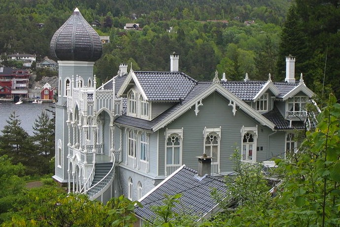 Ole Bull's villa on the island of Lysøen, Bergen