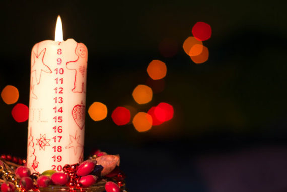 Danes often celebrate advent with a Christmas candle