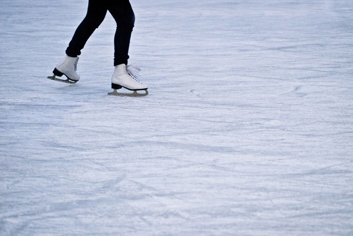 Ice skating is a great way to spend Christmas in Denmark