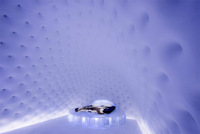 The Icehotel is one of the most unusual places to stay in Scandinavia
