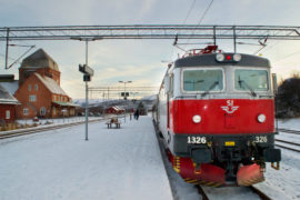 The night train is the most comfortable option for getting from Stockholm to Kiruna
