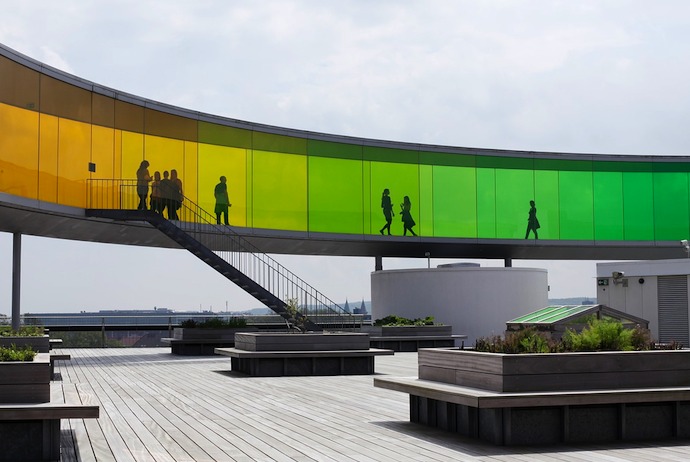 The ARoS art museum in Aarhus is an easy trip from Copenhagen