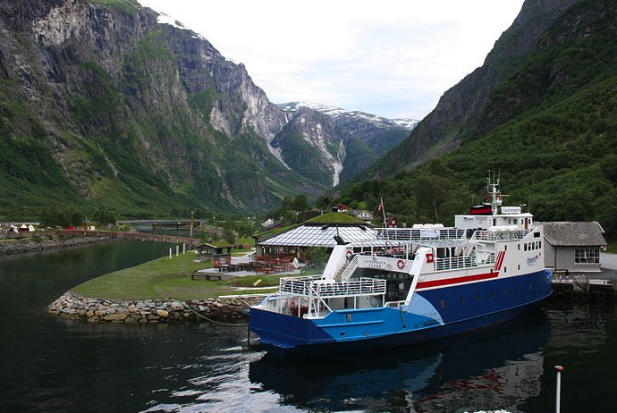 Ferry at Gudvangen, Norway