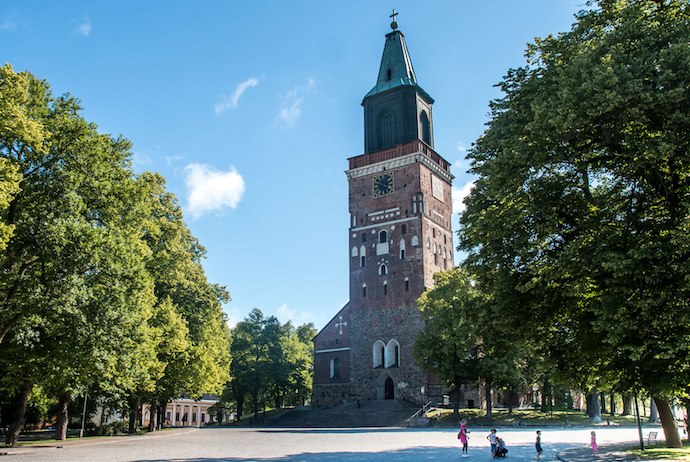 Turku is a nice day trip to take from Helsinki, and it offers a distinctly Swedish feel