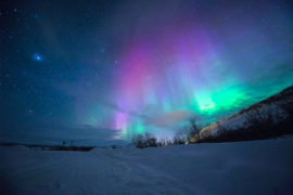 This tour lets you see the northern lights near Kiruna in Swedish Lapland