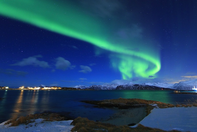 The best views of the northern lights in Norway are in winter