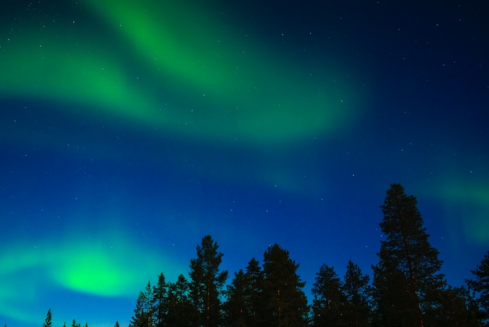 You can't see the northern lights in Helsinki, but a day trip to Rovaniemi is possible
