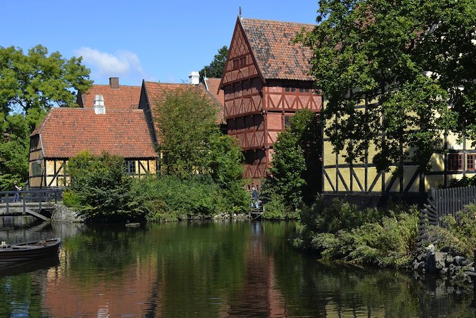 It's very easy to visit Aarhus old town from Copenhagen