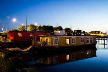 Floating hotel in Copenhagen