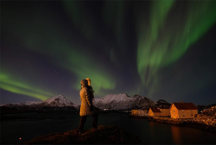 Lots of people visit Norway to see the northern lights