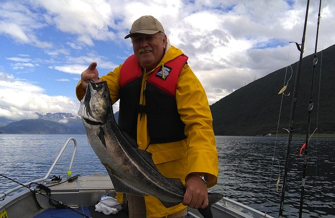 fishing is popular while camping in Norway