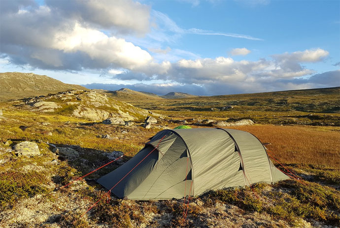 Camping wild in Norway is an unforgettable experience