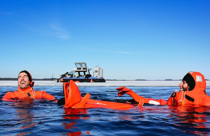 hovercraft trip, Helsinki