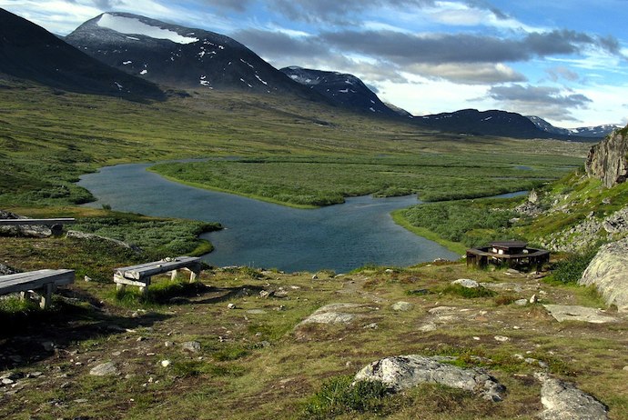 Lake along the Kungsleden, Sweden