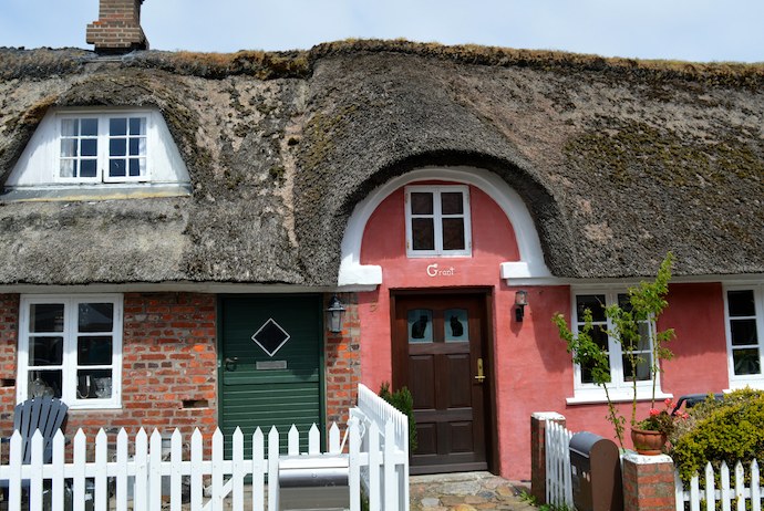 Sønderho thatched cottage, Denmark