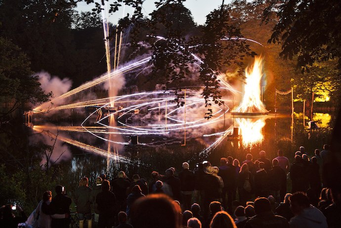 Sankhansaften celebrations at Bakken theme park, Denmark