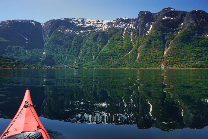 This kayaking trip is one of Norway's best guided tours