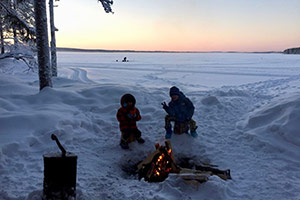 Ice Fishing Experience in Rovaniemi