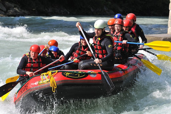 White river rafting in Norway