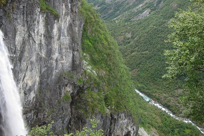 Vettisfossen waterfall, Norway
