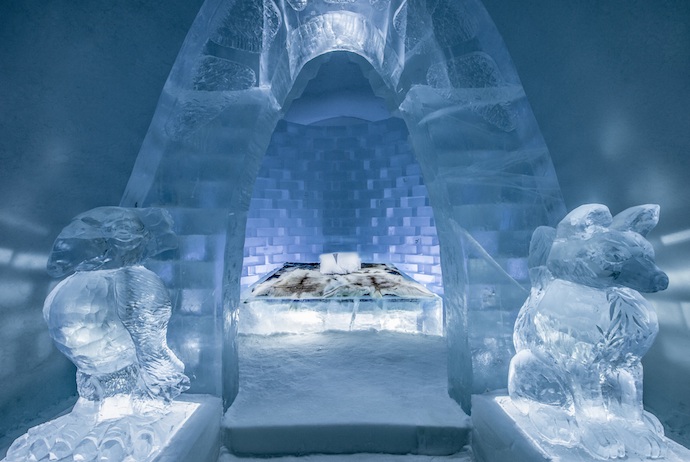 The Icehotel in Jukkasjärvi is one of Swedish Lapland's most iconic places to stay