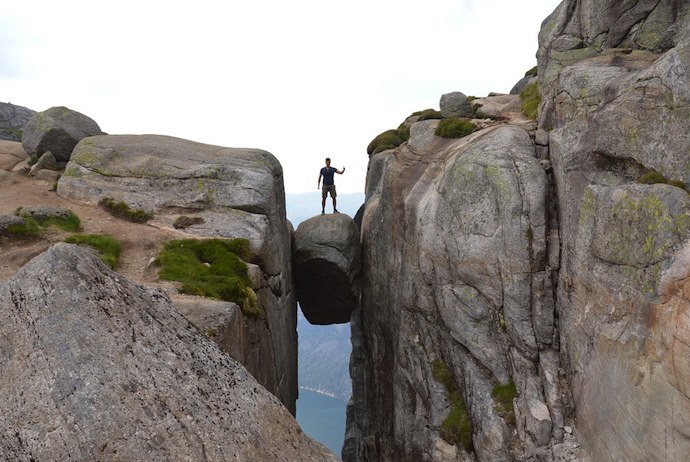 The Kjerag Boulder, Norway