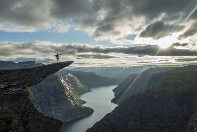 You can get to the top of Trolltunga on this extreme tour