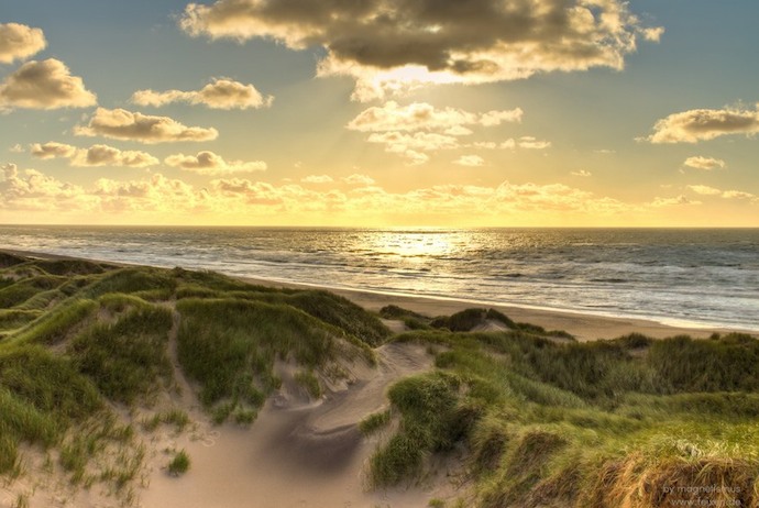 Denmark is famous for its beaches