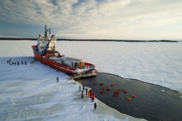 You can join an ice-breaker tour in Finland this winter