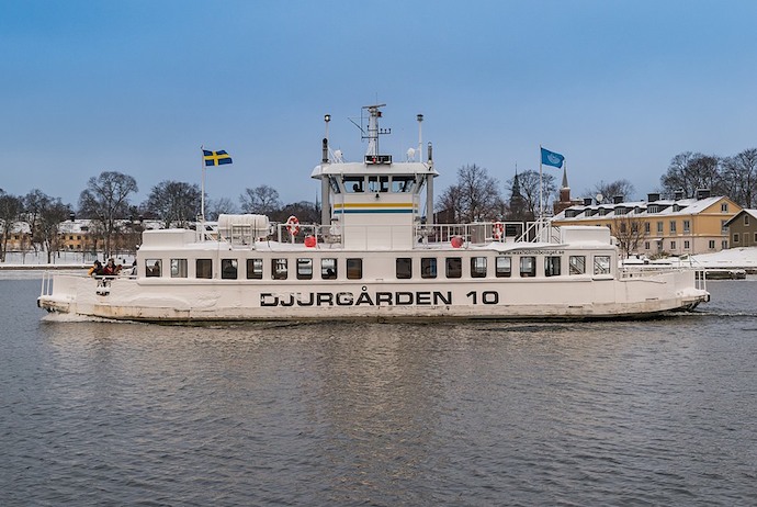 Ferries are a great way of getting around Stockholm, Sweden