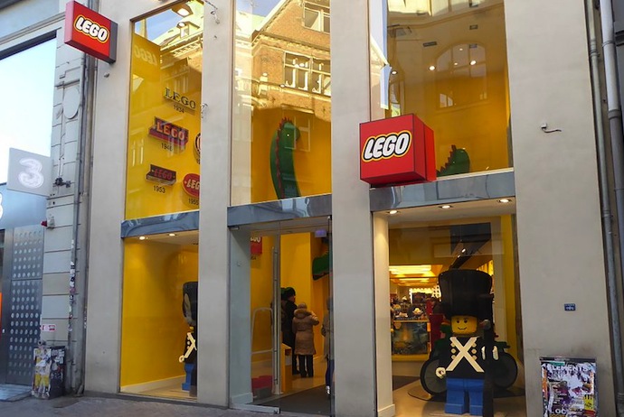 Lego store, Copenhagen, Denmark