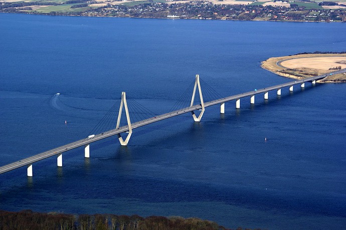 Denmark's spectacular Farø bridges links Zealand with Falster