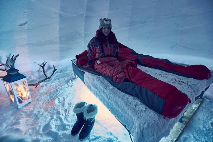 You can stay at this igloo in Finland with Airbnb