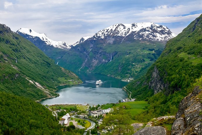 Geirangerfjord is one of Norway's prettiest fjords