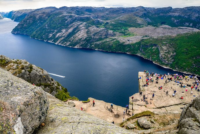 Pulpit Rock, one of Norway's most photographed sights