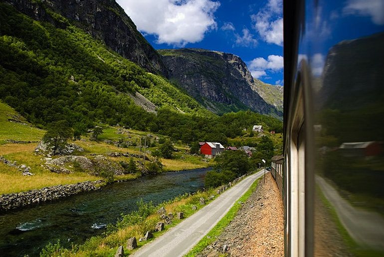 Flåm is one of the most scenic places in Norway