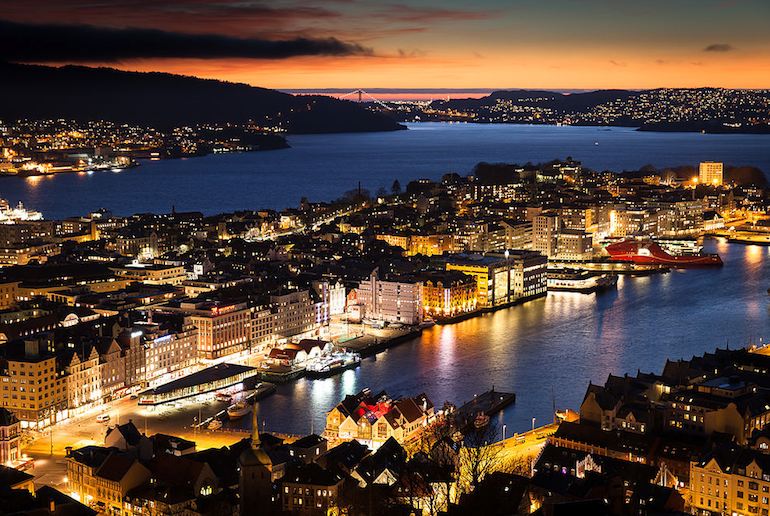 Bergen is probably Norway's best-looking city