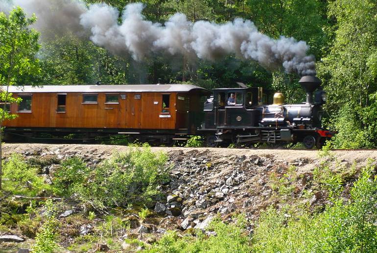 A trip on the Setesdalsbanen heritage railway is a cheap day out from Kristiansand, Norway