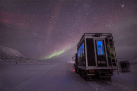 Northern Lights Hunt by Snowcat in Longyearbyen