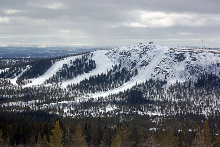 Idre Fjall is one of the nicest ski areas in Sweden