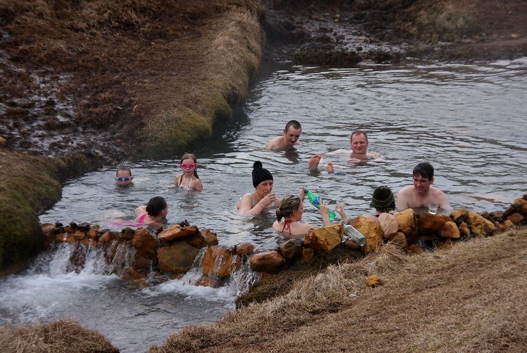 Fancy in a swim in a warm river at Reykjadalur?