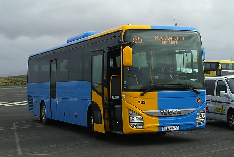 Bus 55 is the cheapest but slowest way of getting from the airport to Reykjavík city centre