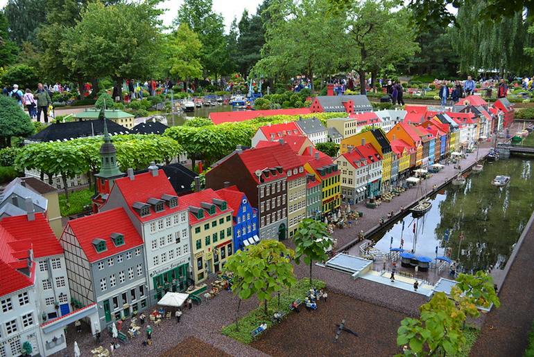 The original Legoland in Billund Denmark is a great theme park to visit in Scandinavia