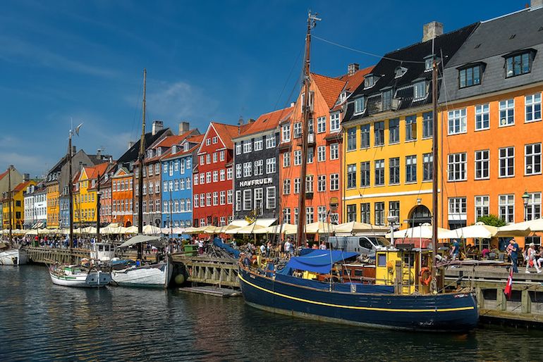 Nyhavn, one of the top sights to see in Copenhagen on a free walking tour